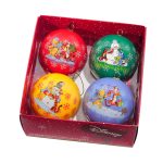 Disney Winnie the Pooh Christmas Baubles - Box of 4