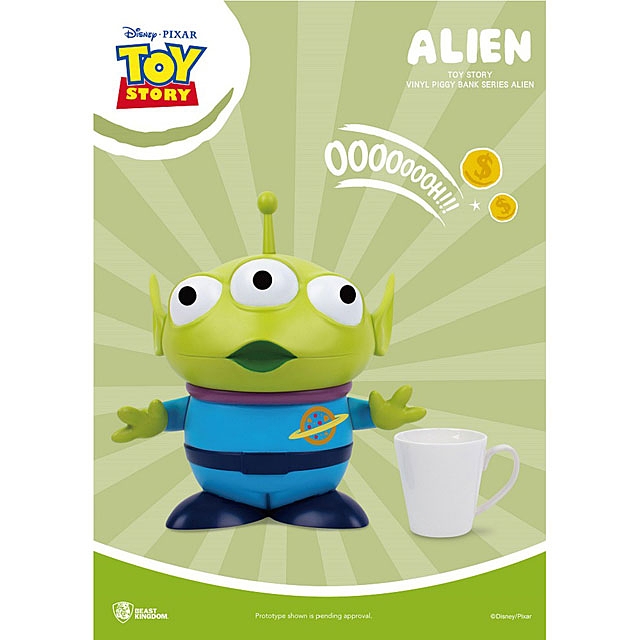Beast Kingdom Toy Story Alien Large Vinyl Piggy Bank