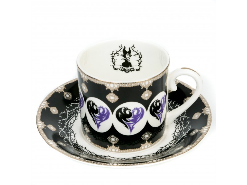 English Ladies Maleficent Cup and Saucer English Ladies Maleficent Cup and Saucer
