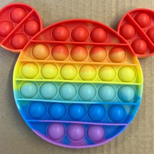 4 x Pop It Fidget Mickey Head Colour Toy