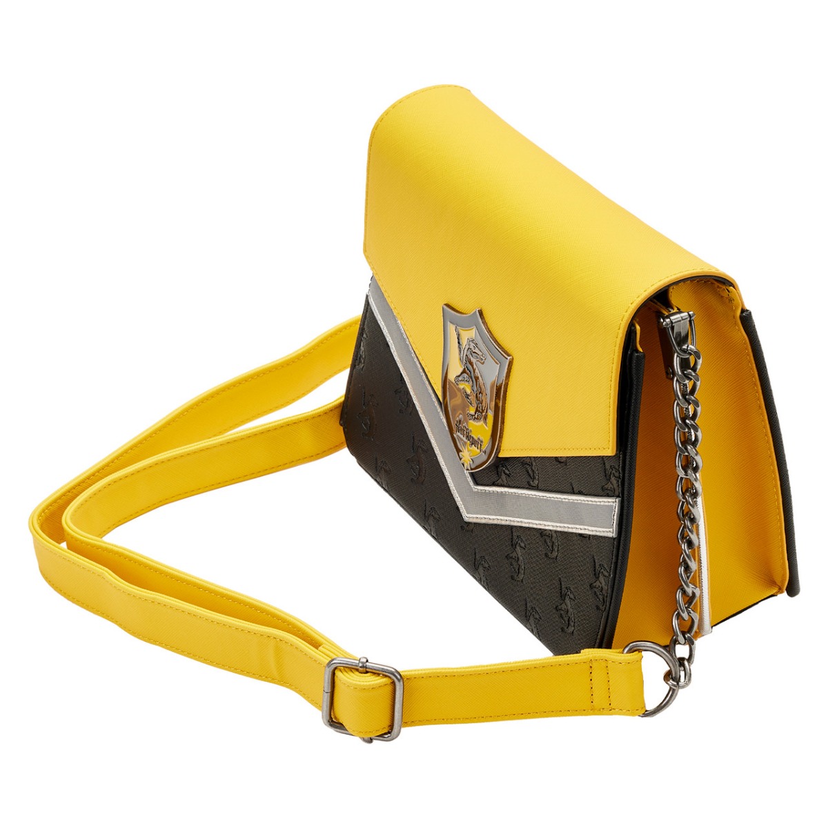 Loungefly Harry Potter: Hufflepuff Chain Strap Crossbody Bag Loungefly Harry Potter: Hufflepuff Chain Strap Crossbody Bag