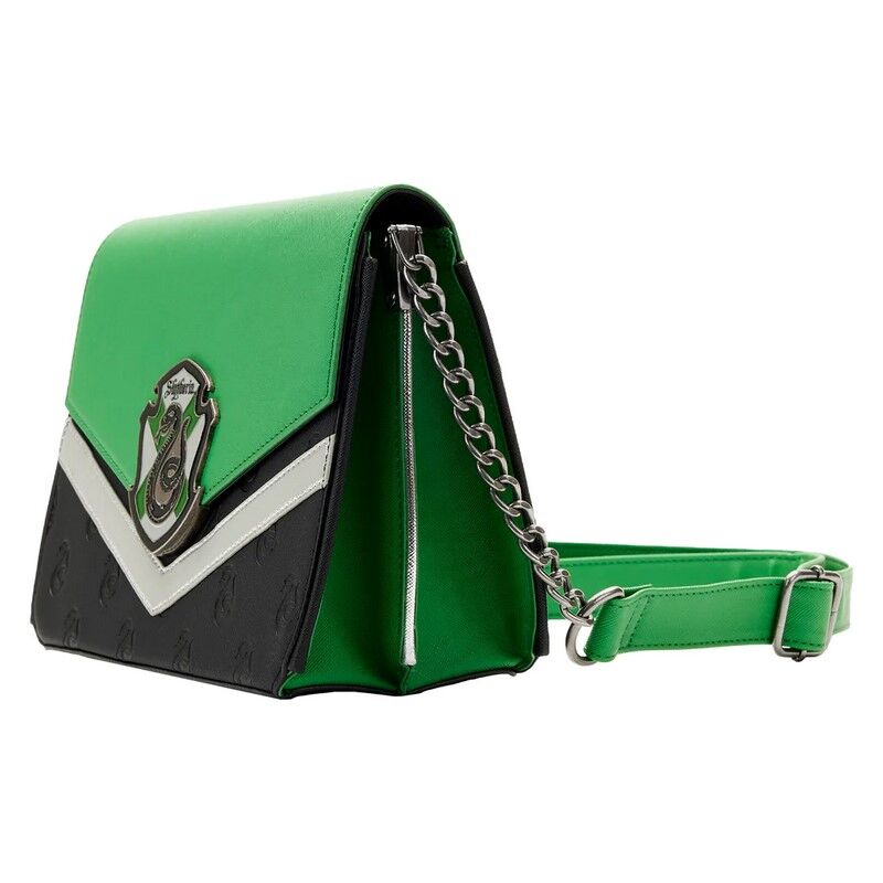 Loungefly Harry Potter Slytherin Chain Strap Cross Body Bag Loungefly Harry Potter Slytherin Chain Strap Cross Body Bag