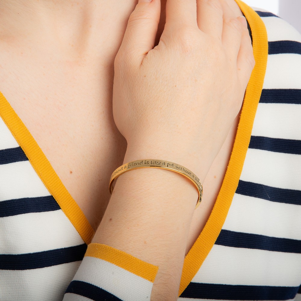 Disney Winnie the Pooh Gold-Plated Friendship Bracelet
