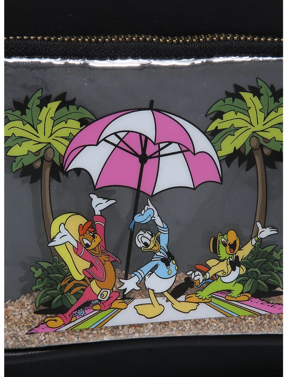 Lord Exclusive - Loungefly Disney Three Caballeros Beach Sand Mini Backpack Lord Exclusive - Loungefly Disney Three Caballeros Beach Sand Mini Backpack
