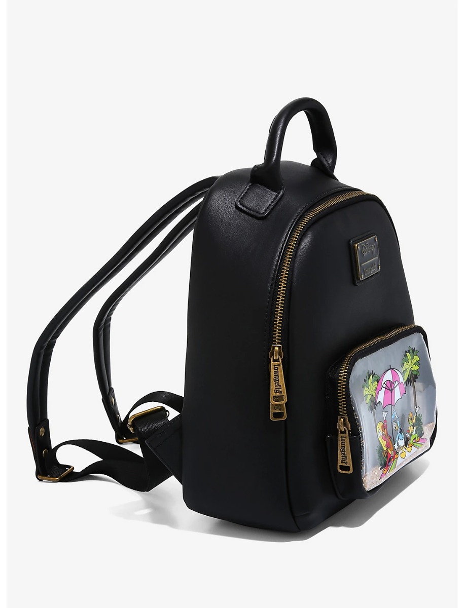 Lord Exclusive - Loungefly Disney Three Caballeros Beach Sand Mini Backpack Lord Exclusive - Loungefly Disney Three Caballeros Beach Sand Mini Backpack