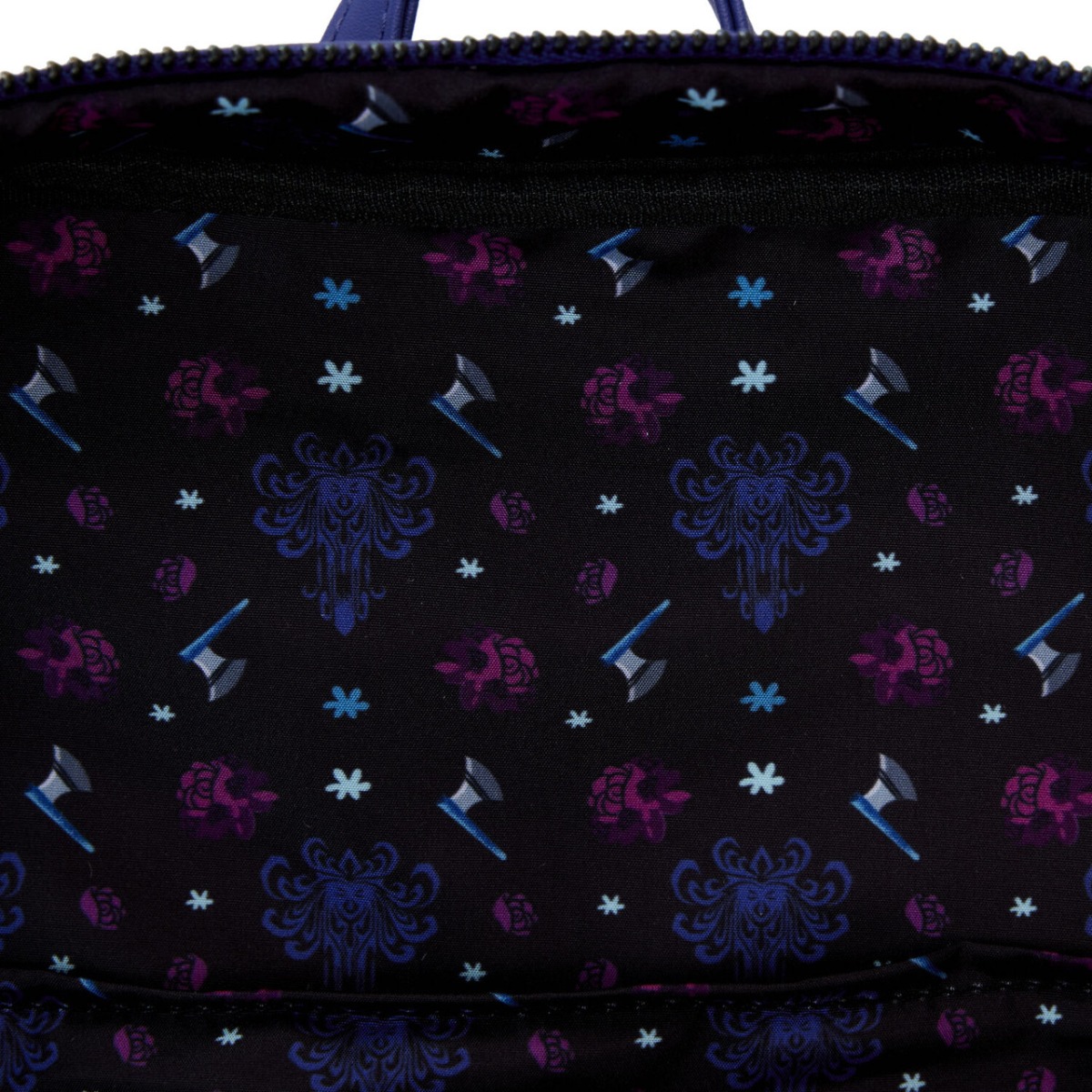 Loungefly Disney Haunted Mansion The Black Widow Bride Portrait Lenticular Mini Backpack Loungefly Disney Haunted Mansion The Black Widow Bride Portrait Lenticular Mini Backpack