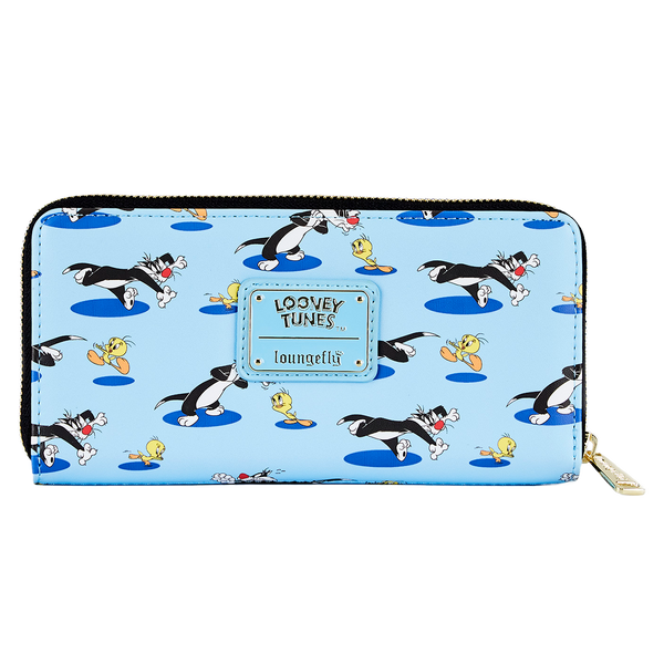 Loungefly Tweety and Sylvester AOP Zip Wallet - Looney Tunes Loungefly Tweety and Sylvester AOP Zip Wallet - Looney Tunes