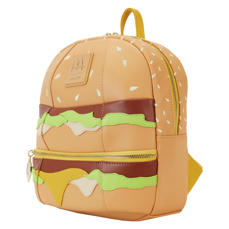 Loungefly McDonald's Big Mac Figural Mini Backpack Loungefly McDonald's Big Mac Figural Mini Backpack