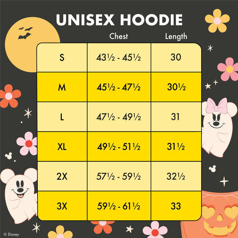 Loungefly Mickey and Minnie Floral Ghost Glow Unisex Hoodie Loungefly Mickey and Minnie Floral Ghost Glow Unisex Hoodie