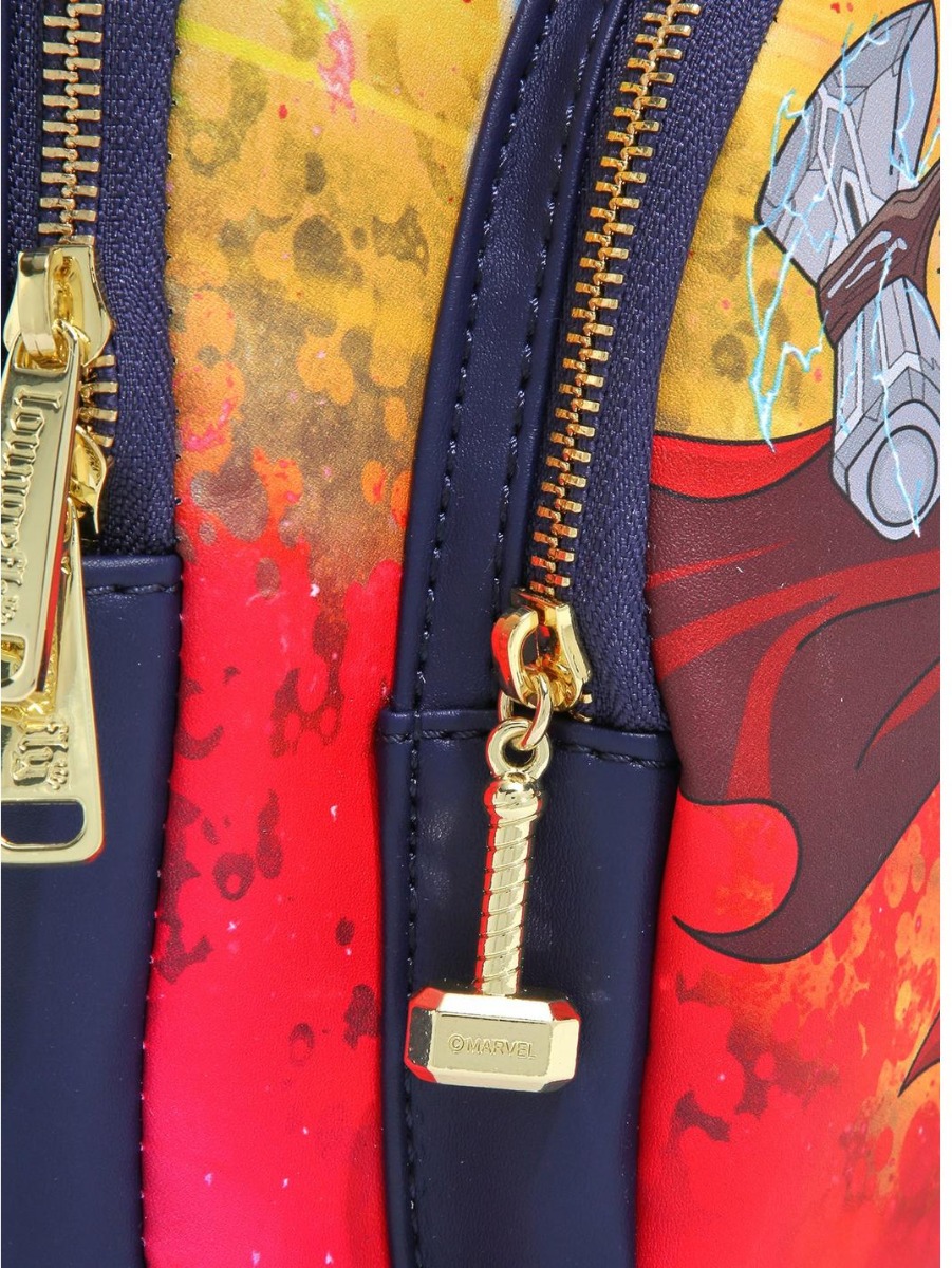 Loungefly Marvel Thor: Love and Thunder Chibi Mighty Thor and Thor Mini Backpack Loungefly Marvel Thor: Love and Thunder Chibi Mighty Thor and Thor Mini Backpack