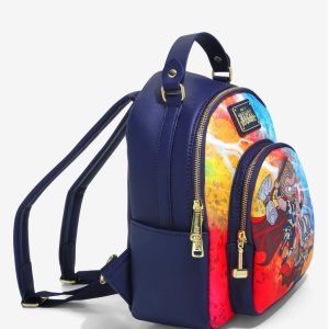 Loungefly Marvel Thor: Love and Thunder Chibi Mighty Thor and Thor Mini Backpack