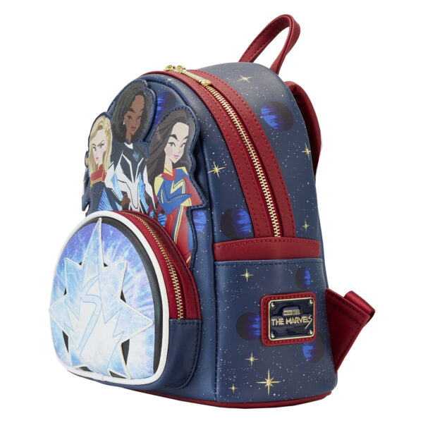 Loungefly Marvel The Marvels Group Mini Backpack Loungefly Marvel The Marvels Group Mini Backpack