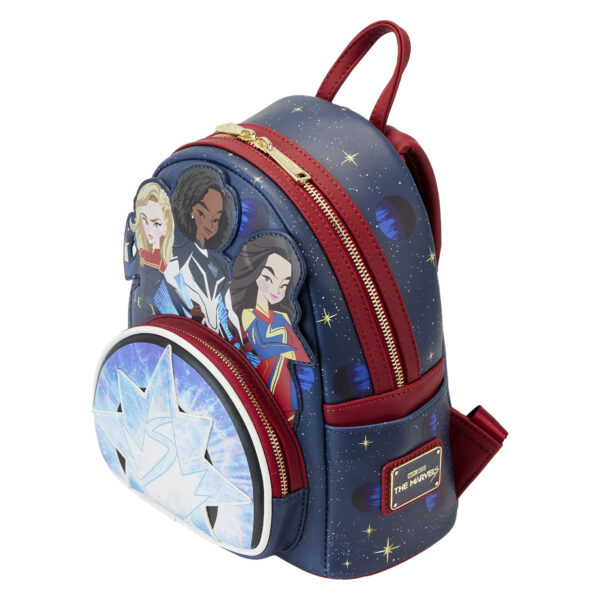 Loungefly Marvel The Marvels Group Mini Backpack Loungefly Marvel The Marvels Group Mini Backpack