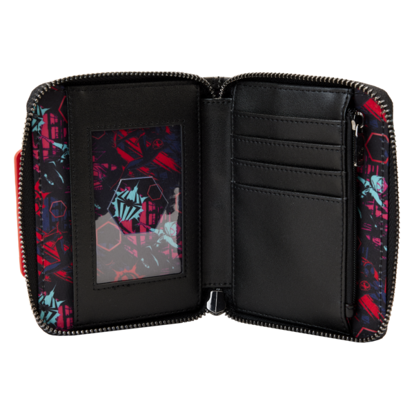 Loungefly Marvel Across The Spiderverse Lenticular Zip Around Wallet Loungefly Marvel Across The Spiderverse Lenticular Zip Around Wallet