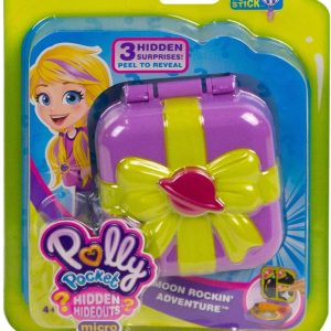 Polly Pocket Hidden Hideouts Moon Rockin’ Adventure Compact, Doll & Accessories - GDL84  
