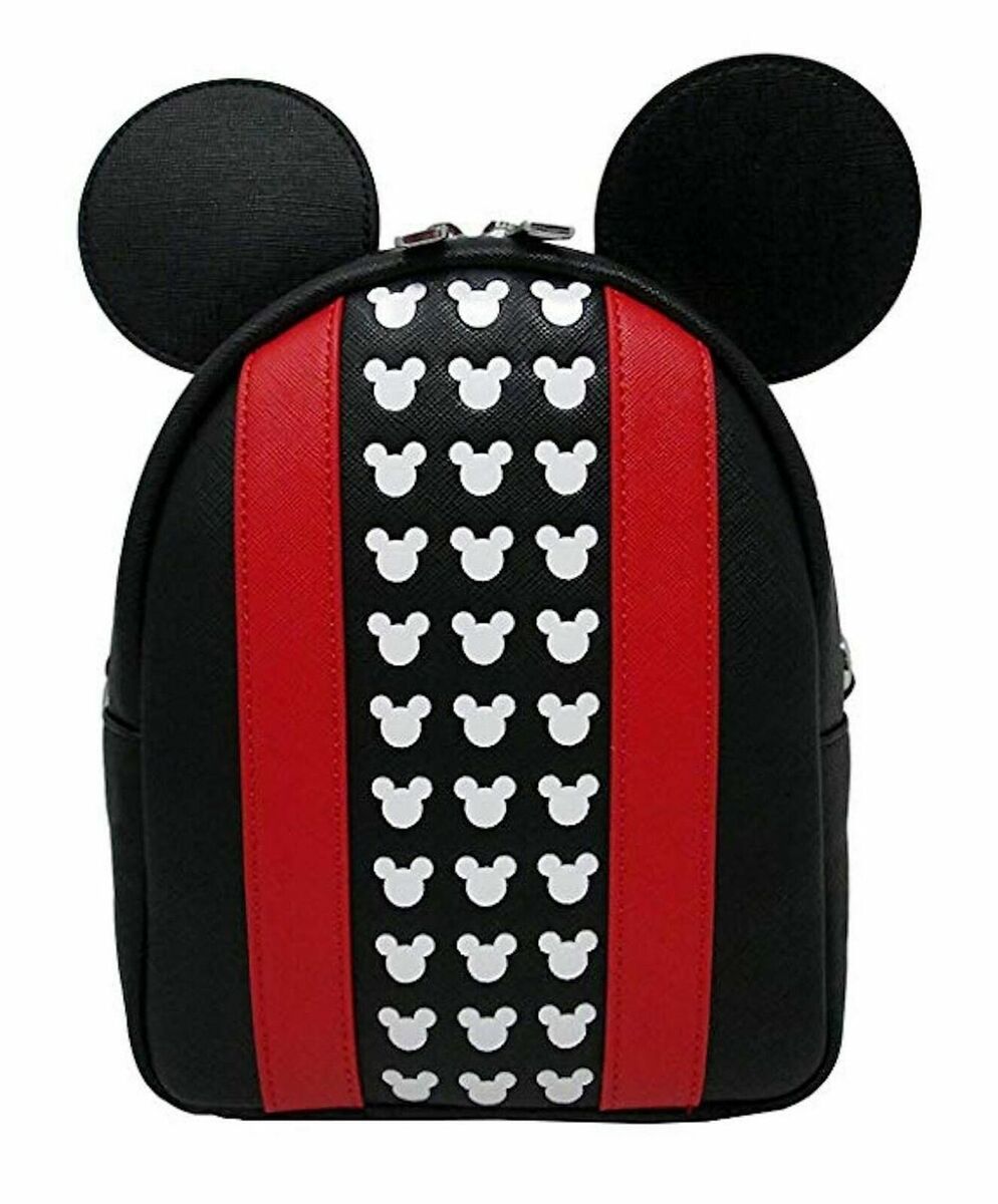Loungefly Mickey Black/Red Convertible Backpack Loungefly Mickey Black/Red Convertible Backpack