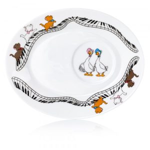 English Ladies Aristocrats Espresso Cup and Saucer
