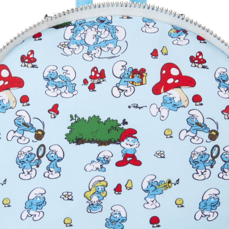 Loungefly The Smurfs™ Smurfette™ Cosplay Mini Backpack Loungefly The Smurfs™ Smurfette™ Cosplay Mini Backpack
