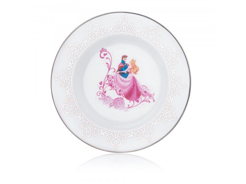 English Ladies Sleeping Beauty Wedding Plate English Ladies Sleeping Beauty Wedding Plate