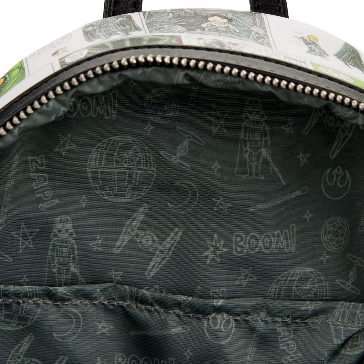 Loungefly Darth Vadar Comic Strip Mini Backpack Star Wars Loungefly Darth Vadar Comic Strip Mini Backpack Star Wars