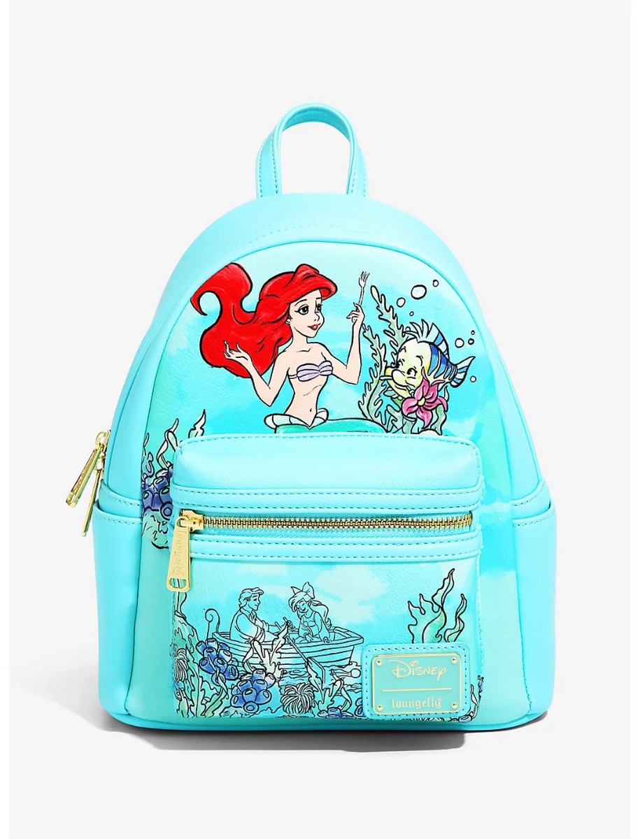 Loungefly Disney The Little Mermaid Kiss the Girl Mini Backpack - BoxLunch Exclusive Loungefly Disney The Little Mermaid Kiss the Girl Mini Backpack - BoxLunch Exclusive