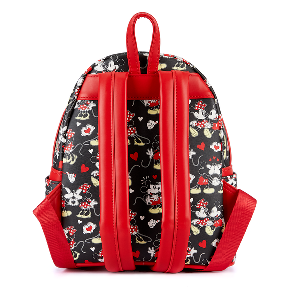 Loungefly Mickey and Minnie Heart Hands Mini Backpack - Disney Loungefly Mickey and Minnie Heart Hands Mini Backpack - Disney