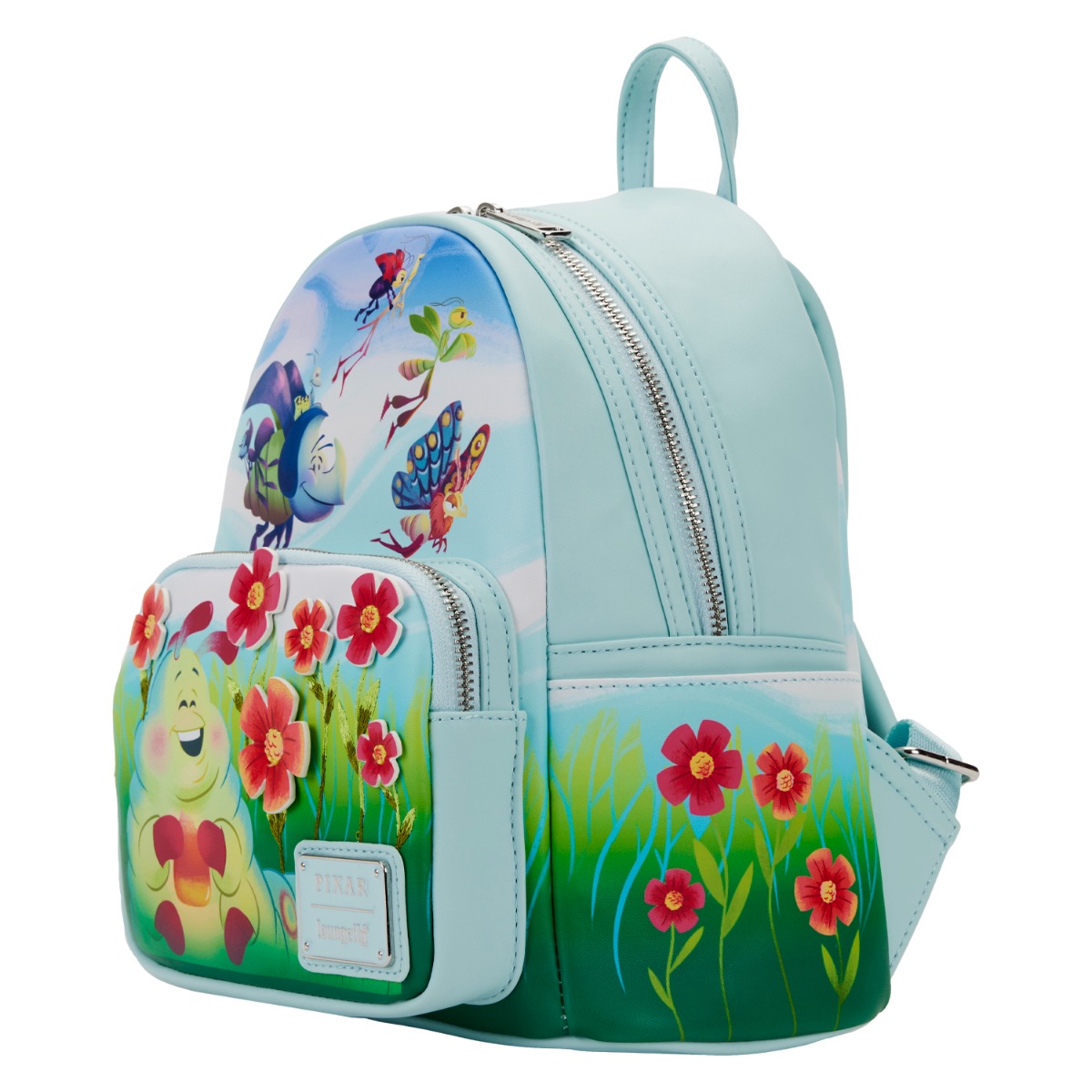 Loungefly Pixar: A Bugs Life Earth Day Mini Backpack Loungefly Pixar: A Bugs Life Earth Day Mini Backpack