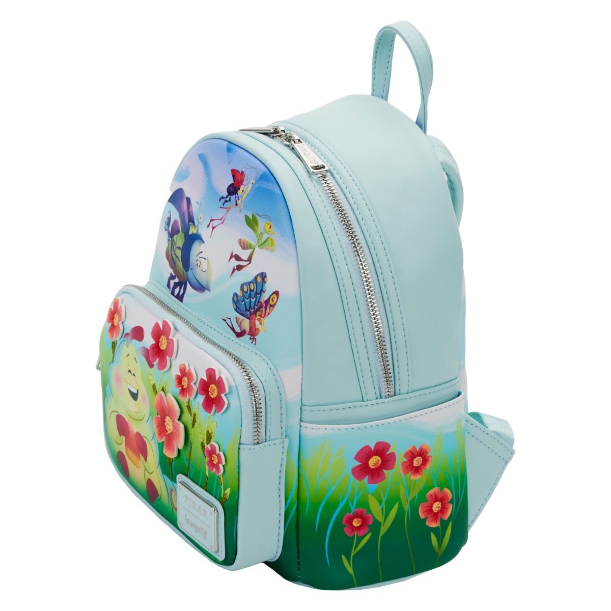 Loungefly Pixar: A Bugs Life Earth Day Mini Backpack Loungefly Pixar: A Bugs Life Earth Day Mini Backpack