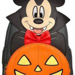Loungefly Disney Mickey Vampire Pumpkin Mini Backpack