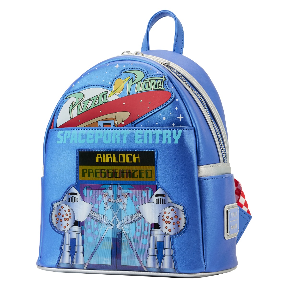 Loungefly Disney Pixar Toy Story Pizza Planet Space Entry Mini Backpack Loungefly Disney Pixar Toy Story Pizza Planet Space Entry Mini Backpack