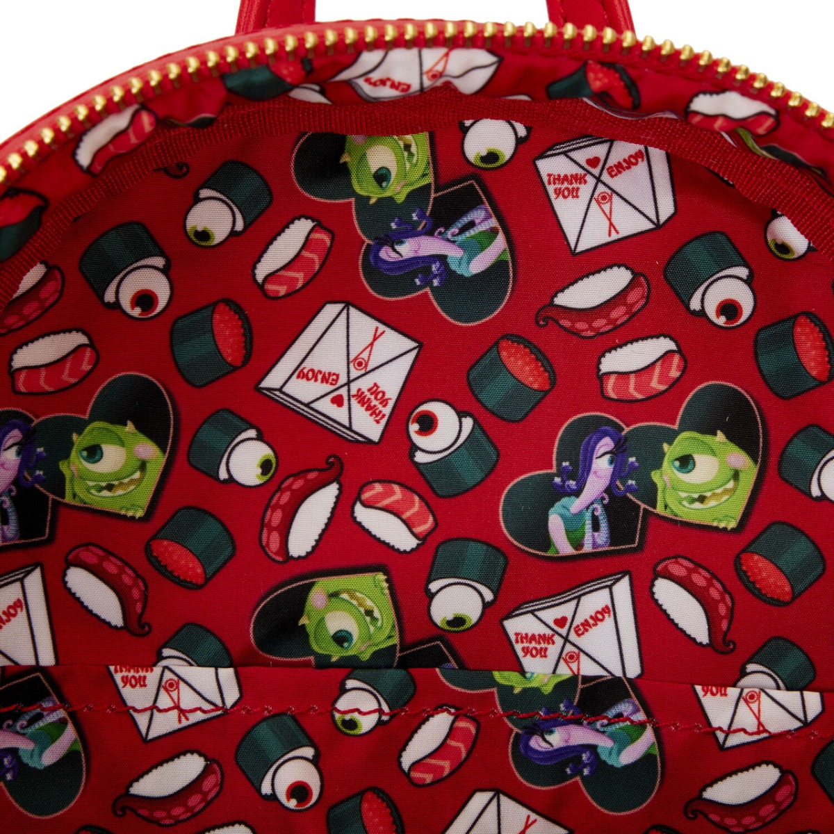 Loungefly Disney Monsters, Inc. Harryhausen's Takeout Boo Pop-Up Mini Backpack Loungefly Disney Monsters, Inc. Harryhausen's Takeout Boo Pop-Up Mini Backpack