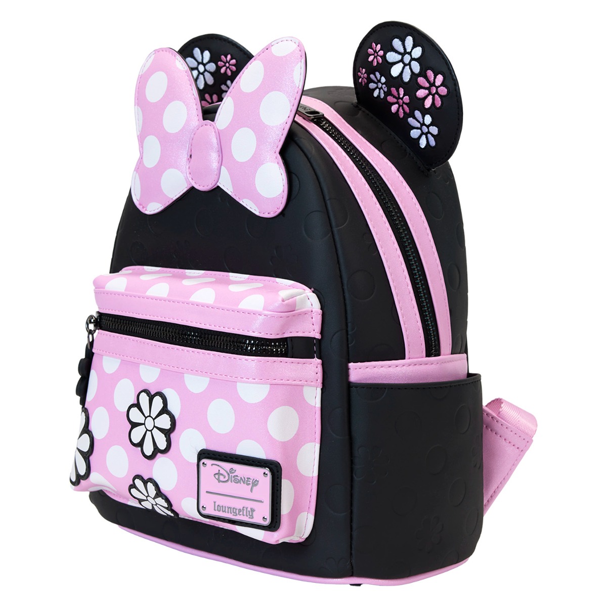 Loungefly Disney Minnie Floral Rock the Dots Mini Backpack Loungefly Disney Minnie Floral Rock the Dots Mini Backpack