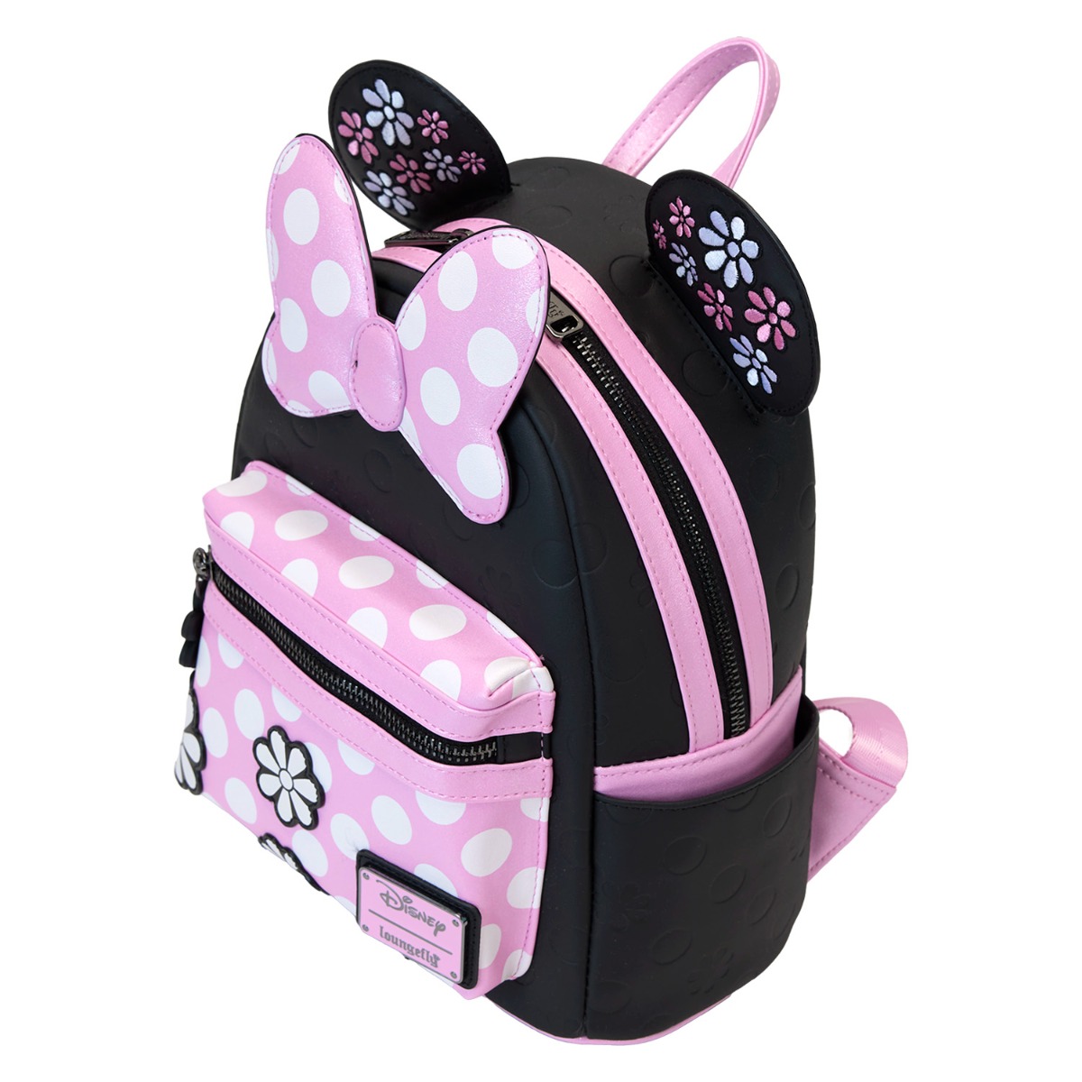 Loungefly Disney Minnie Floral Rock the Dots Mini Backpack Loungefly Disney Minnie Floral Rock the Dots Mini Backpack