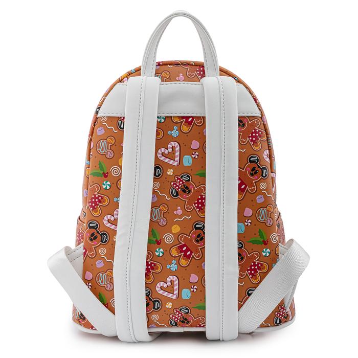 LOUNGEFLY DISNEY GINGER BREAD AOP MINI BACKPACK HEADBAND SET LOUNGEFLY DISNEY GINGER BREAD AOP MINI BACKPACK HEADBAND SET