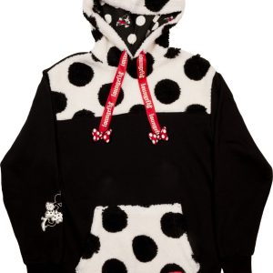 Loungefly Disney Minnie Mouse Rocks the Dots Classic Sherpa Unisex Hoodie