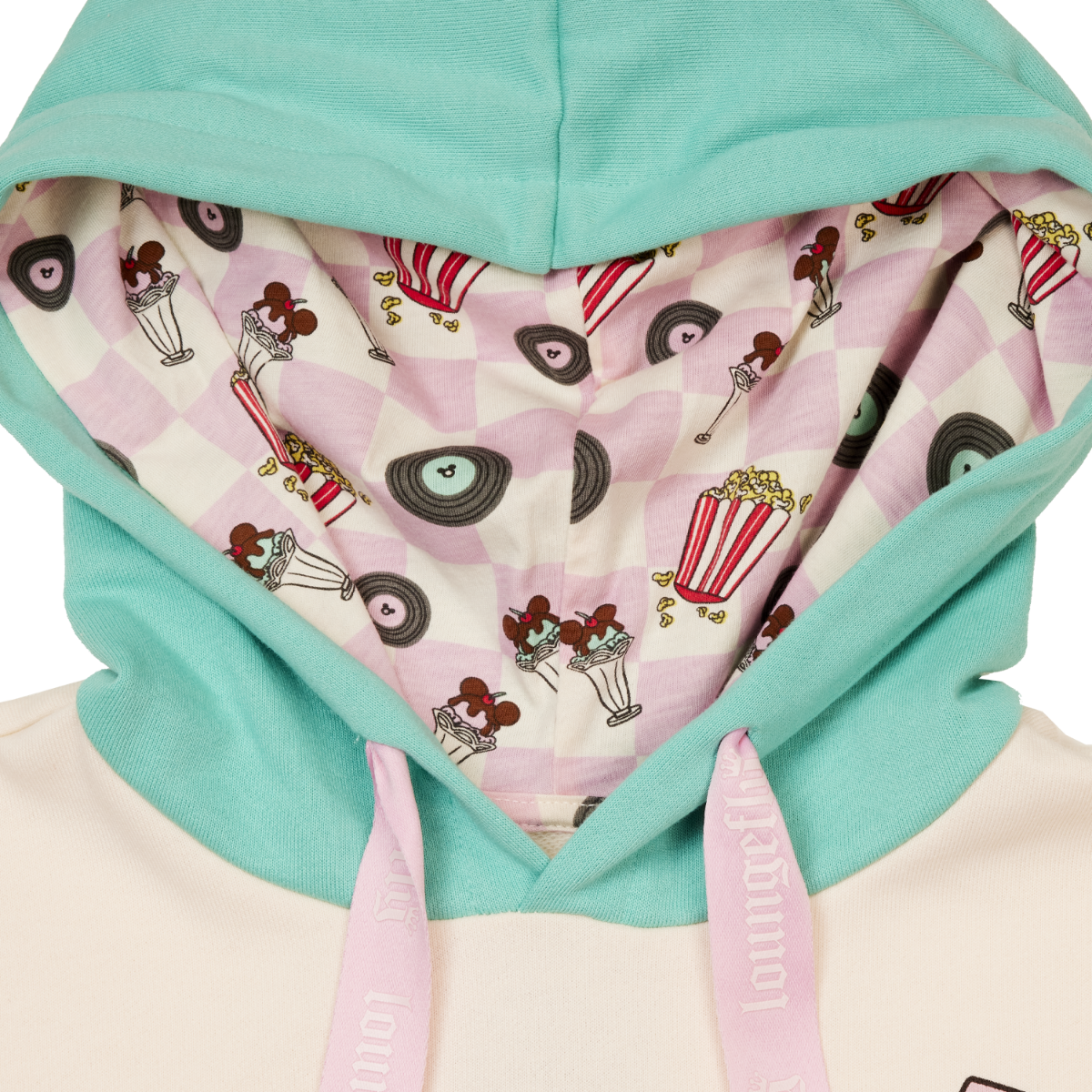Mickey and Minnie Date Night Diner Disney Loungefly Unisex Hoodie Mickey and Minnie Date Night Diner Disney Loungefly Unisex Hoodie