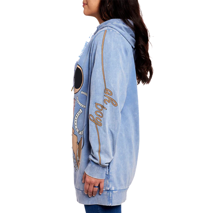 Loungefly Western Mickey Mouse Unisex Hoodie - Disney Loungefly Western Mickey Mouse Unisex Hoodie - Disney