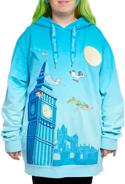 Loungefly Peter Pan You Can Fly Unisex Hoodie - Disney Loungefly Peter Pan You Can Fly Unisex Hoodie - Disney