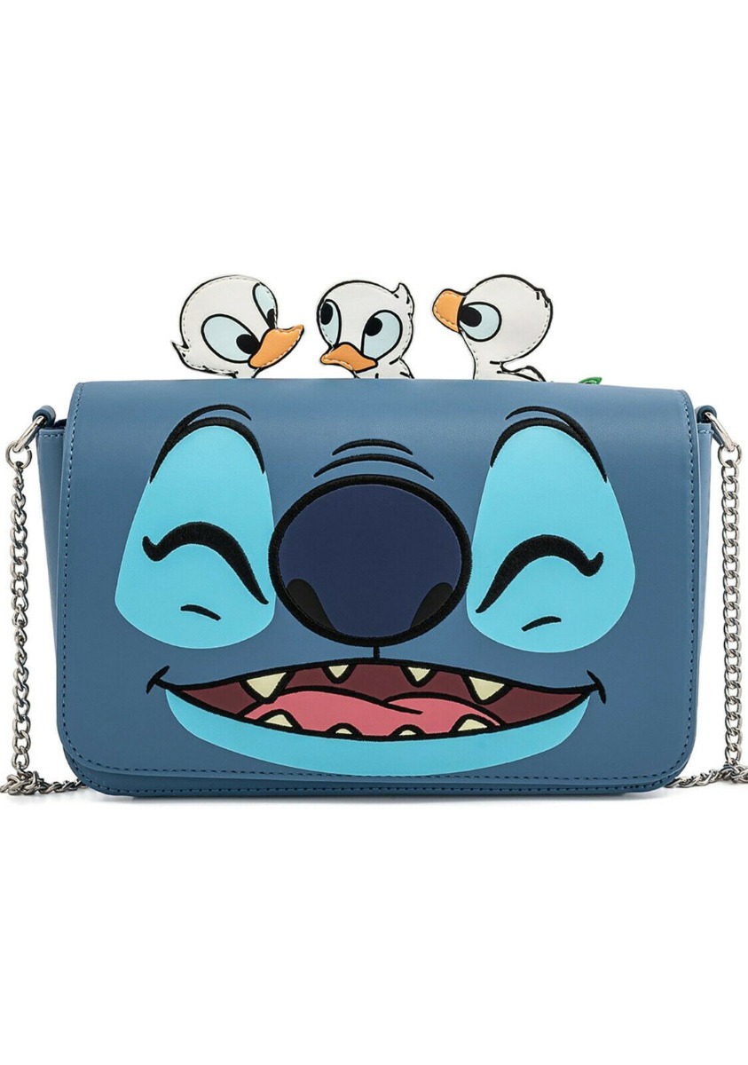 Loungefly Disney Lilo and Stitch Story Time Duckies Cosplay Crossbody Bag Loungefly Disney Lilo and Stitch Story Time Duckies Cosplay Crossbody Bag