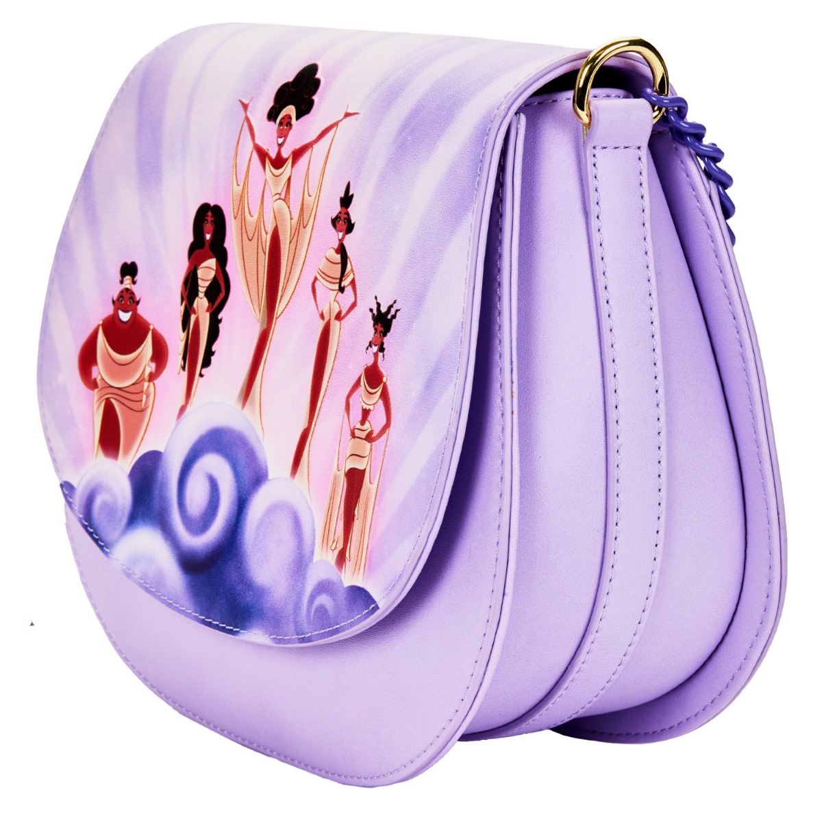 Loungefly Disney: Hercules Muses Clouds Crossbody Bag Loungefly Disney: Hercules Muses Clouds Crossbody Bag
