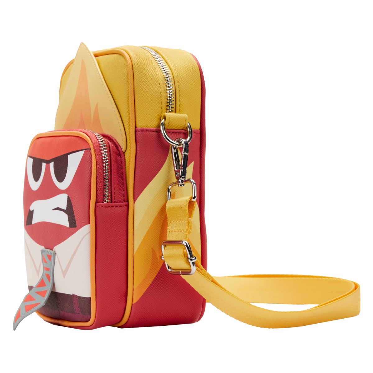 Loungefly Pixar Moments: Inside Out Anger Cosplay Glow-in-the-Dark Passport Bag Loungefly Pixar Moments: Inside Out Anger Cosplay Glow-in-the-Dark Passport Bag