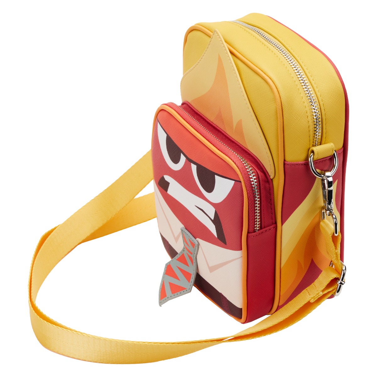 Loungefly Pixar Moments: Inside Out Anger Cosplay Glow-in-the-Dark Passport Bag Loungefly Pixar Moments: Inside Out Anger Cosplay Glow-in-the-Dark Passport Bag