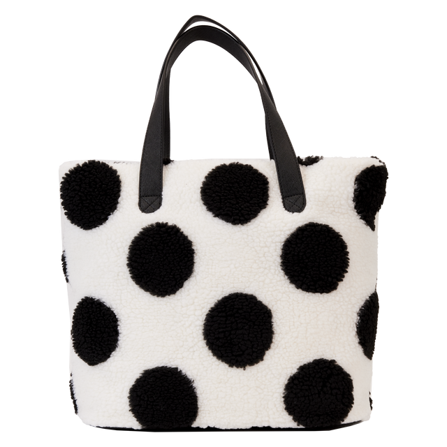 Loungefly Disney Minnie Mouse Rocks the Dots Classic Sherpa Tote Bag Loungefly Disney Minnie Mouse Rocks the Dots Classic Sherpa Tote Bag