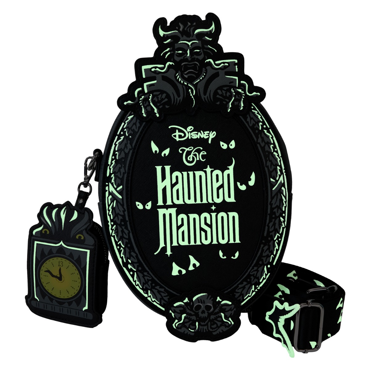 Loungefly Disney: Haunted Mansion Plaque Crossbody Bag
