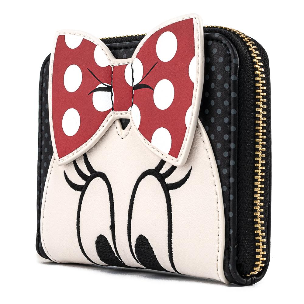 Loungefly Disney Minnie Mouse Bow Zip Around Wallet - WDWA1423