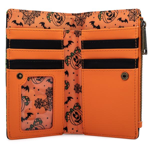 Loungefly Disney Mick-O-Lantern Flap Wallet Loungefly Disney Mick-O-Lantern Flap Wallet