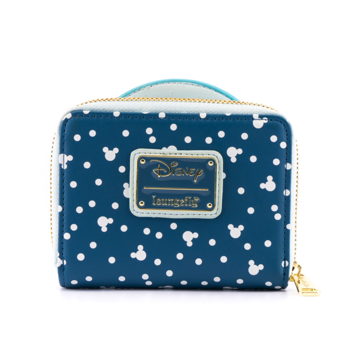 LOUNGEFLY DISNEY SNOWMAN MICKEY MINNIE SNOW GLOBE ZIP AROUND WALLET LOUNGEFLY DISNEY SNOWMAN MICKEY MINNIE SNOW GLOBE ZIP AROUND WALLET