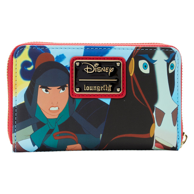 Loungefly Disney: Mulan Princess Scene Zip Around Wallet Loungefly Disney: Mulan Princess Scene Zip Around Wallet