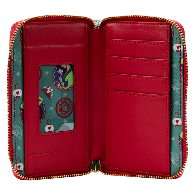 Loungefly Disney: Mulan Princess Scene Zip Around Wallet Loungefly Disney: Mulan Princess Scene Zip Around Wallet