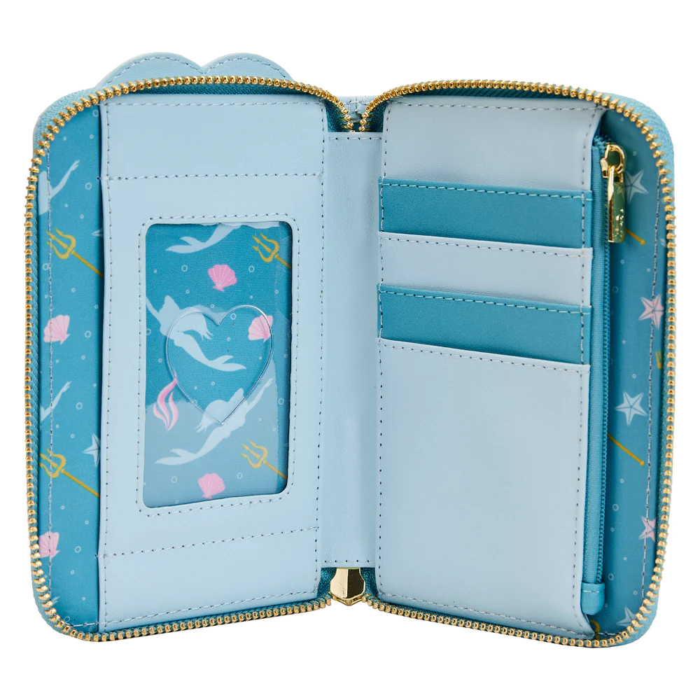 Loungefly Little Mermaid Wedding Cake Zip Around Wallet Loungefly Little Mermaid Wedding Cake Zip Around Wallet